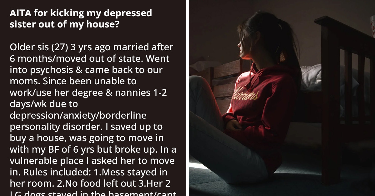 A Woman Threatens To Go No Contact With Her Sister After She Was Told To Move Out Of Her House