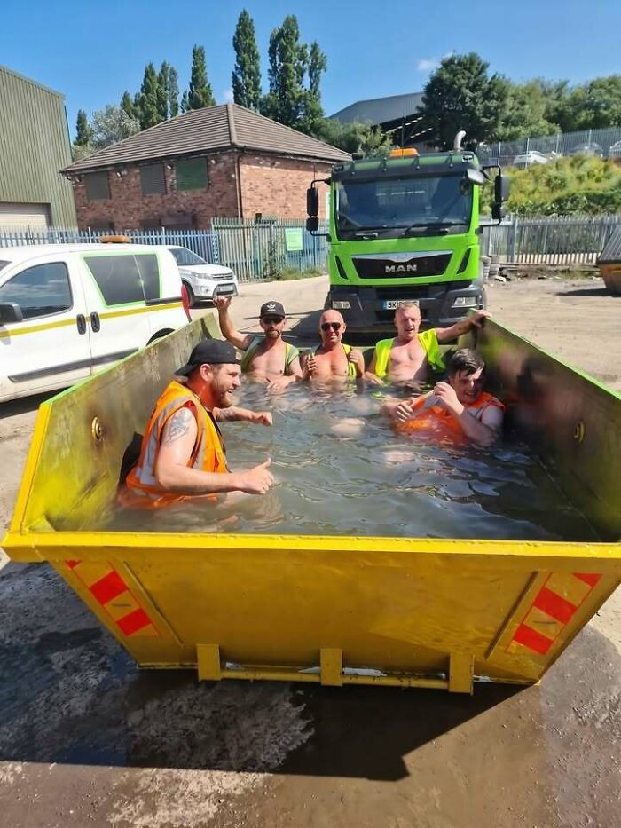 When The Boss Says No Breaks, But The Boys Found A Way. Ultimate Slovenia Pool Party Vibes