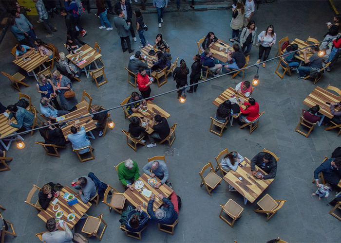 A bustling restaurant during prime dining hours is a sure sign that it's a hot spot for good food.