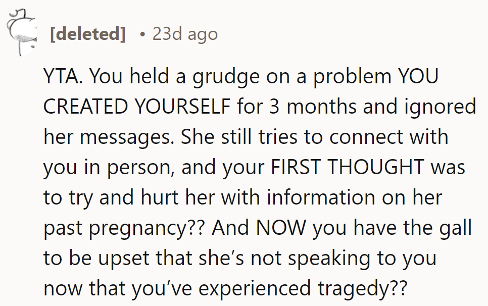 She mastered holding grudges—maybe empathy could be her next challenge to conquer.