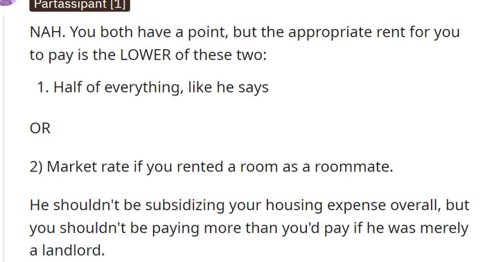 A Redditor said they both have a point and proposed two solutions.