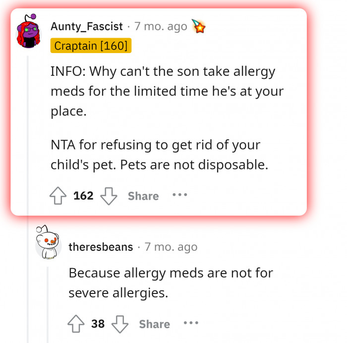 #13 Don't let your stepson go near your daughter's cat.