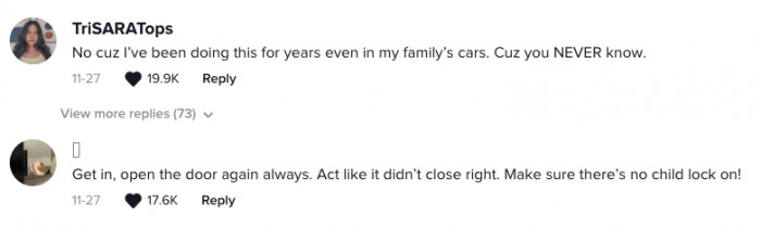 True, we never do know. Safety first, safety always!