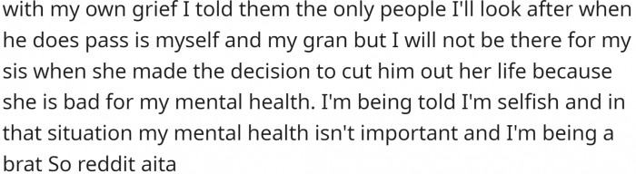 OP is furious because her sister chose not to visit granddad, and now she wants comfort over losing him. She told them they shouldn't expect anything from her because she would be dealing with her own pain. Does that make her an a-hole?