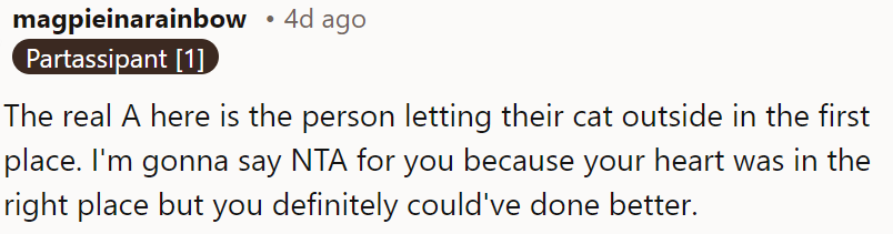 OP is not wrong to try to help, but there's room for improvement.