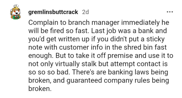 There are banking laws being broken