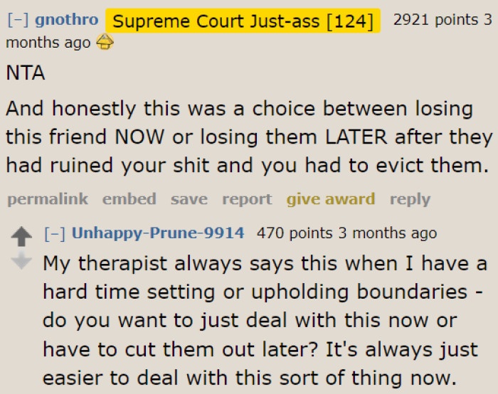 If this friend won't respect her boundaries, then it's time to end this unhealthy relationship.