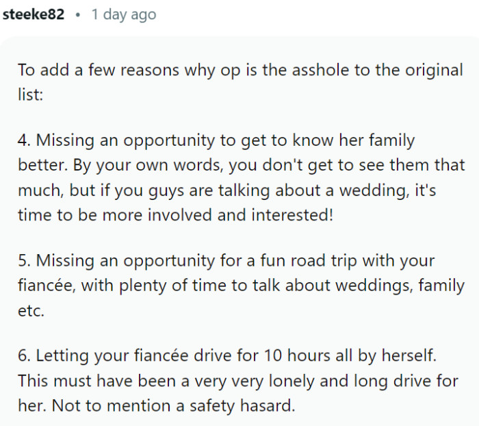 Oh, the list goes on...