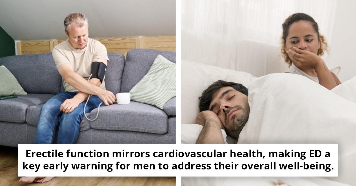 Physician cautions that erectile dysfunction may signal a serious health condition.