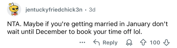 They should’ve asked earlier.