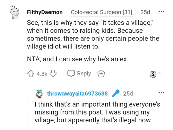 This Redditor can see why he is an ex