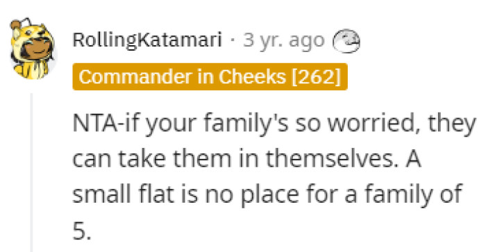 They can take over if they're so worried