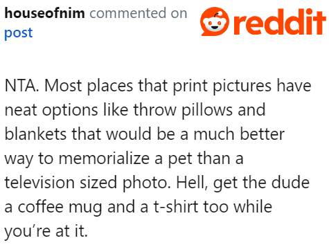 There are plenty of options that are more practical than a giant photo.