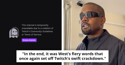Kanye West’s Twitch Debut Ends in Ban After Seven Minutes