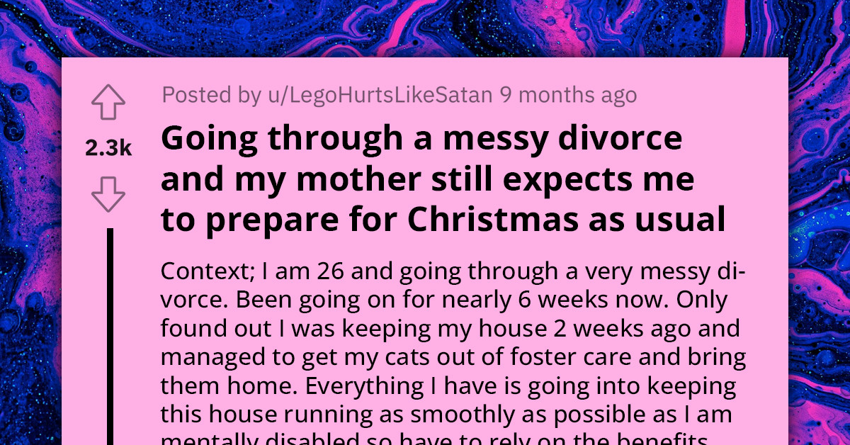 Redditor Faces Pressure From Entitled Mom Over Christmas Gifts, Amidst Chaotic Divorce