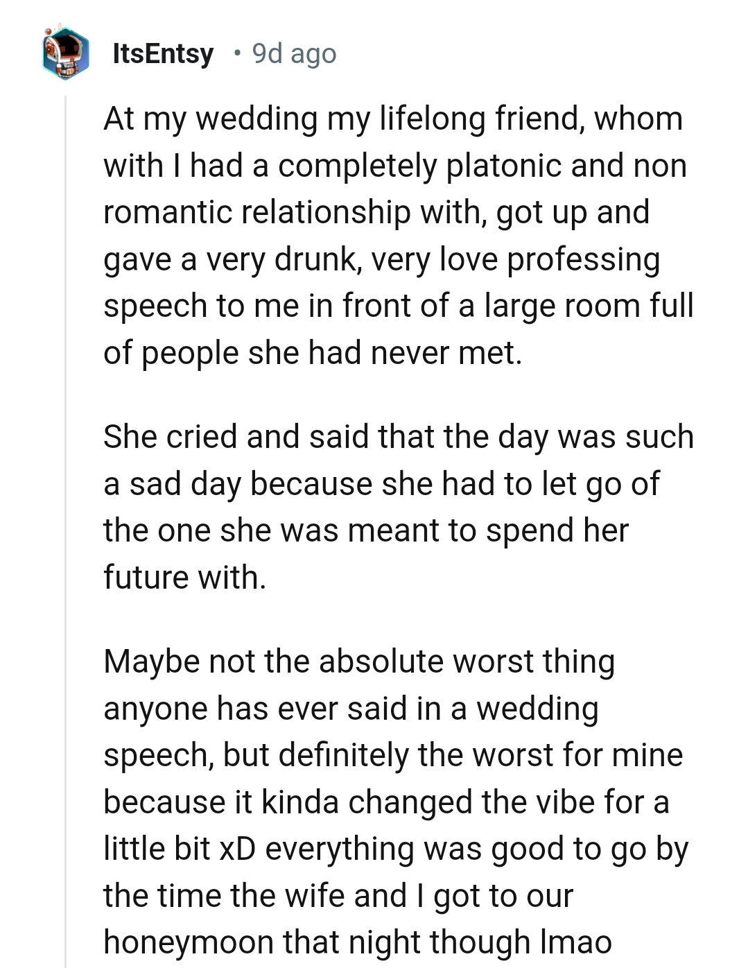 11. Everything was good to go by