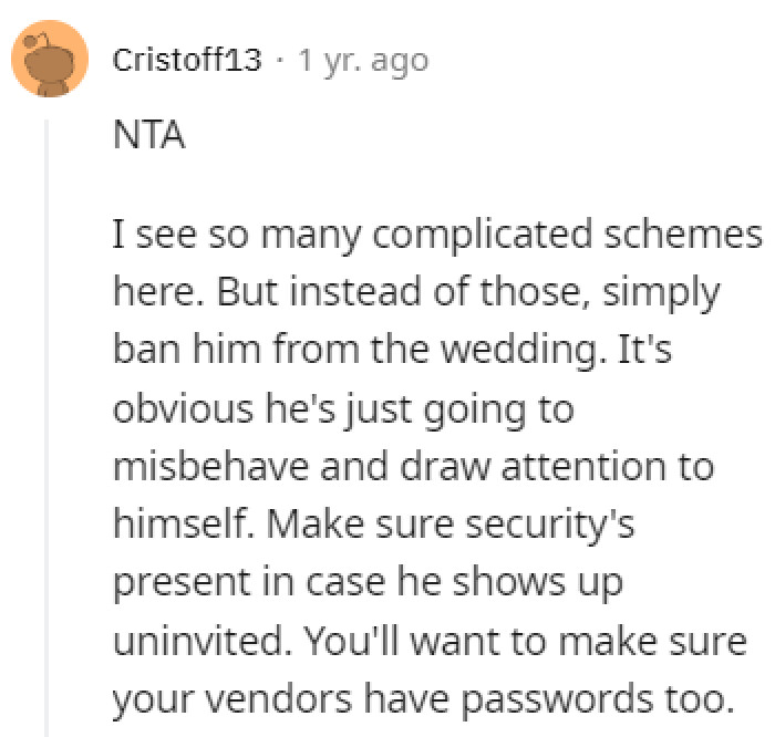 Just ban your brother