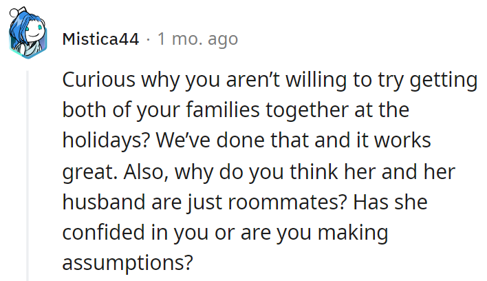 Getting both families together