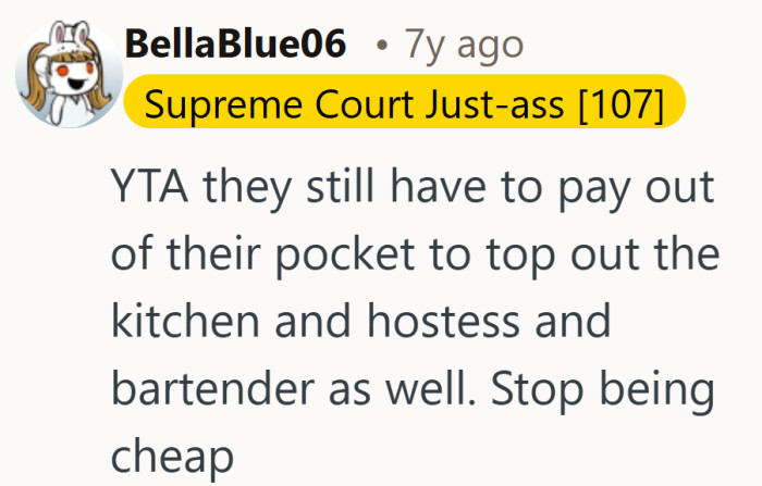 Calling it cheap adds heat to the debate. What feels like principle to one person can look like stinginess to another.