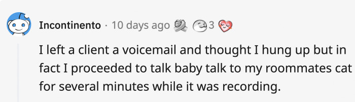 14. Must’ve been a very confusing recording