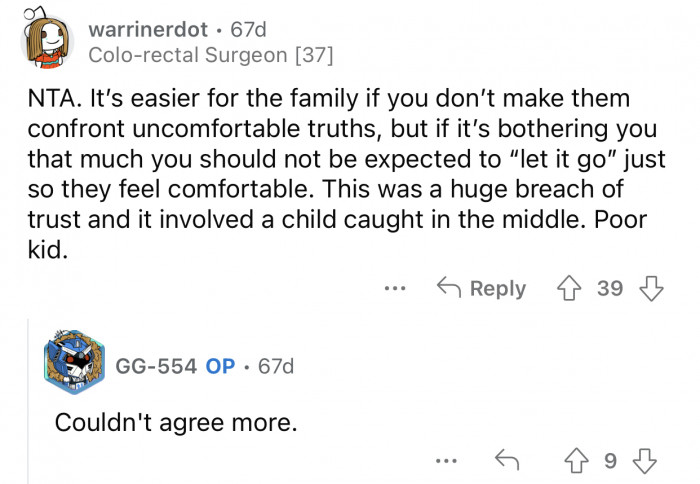 The truth might be uncomfortable, but it still has to be addressed.