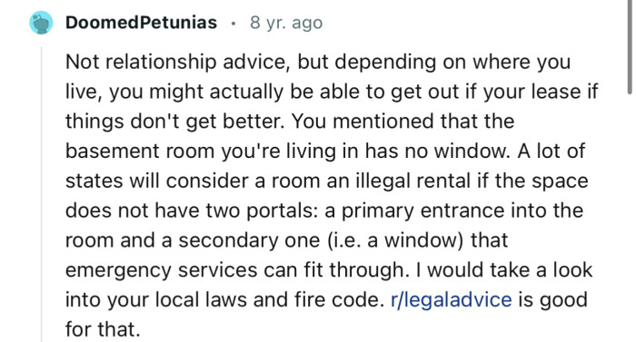 This Redditor Has Pointed Out a Loophole That OP Could Exploit to Get Out of Her Lease