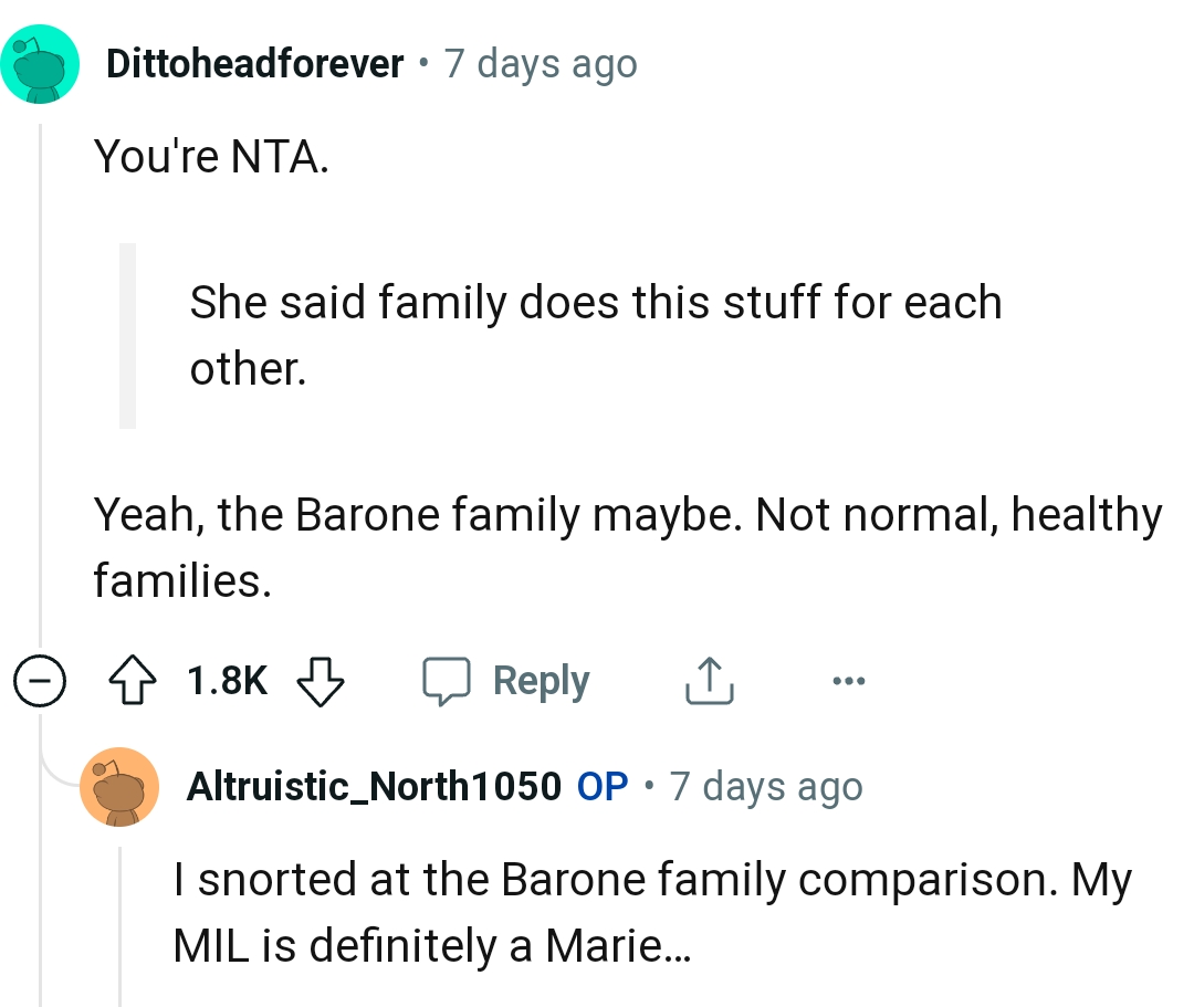 The Reddit Post Received Hundreds of Comments, and Here Are a Bunch of Them