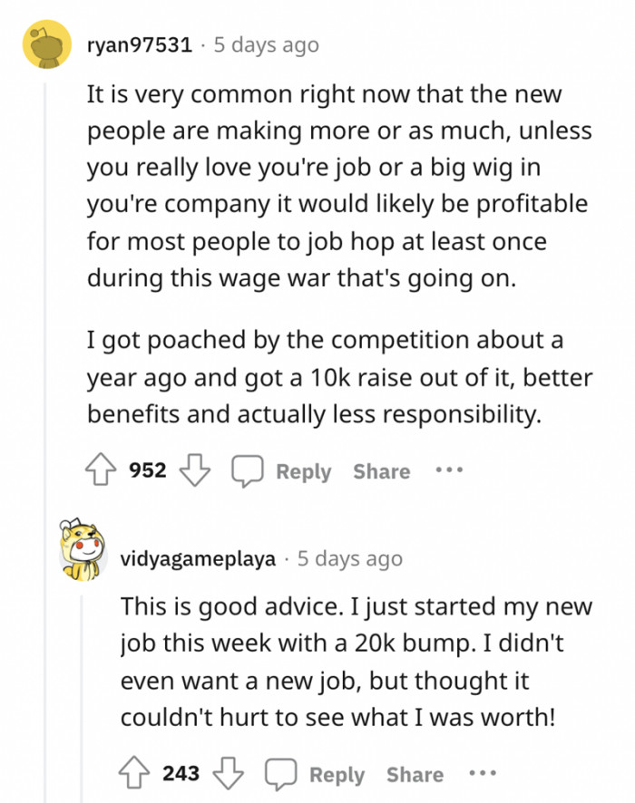 It wouldn't hurt to look for another job, particularly if it pays better and has way more benefits than your current one.
