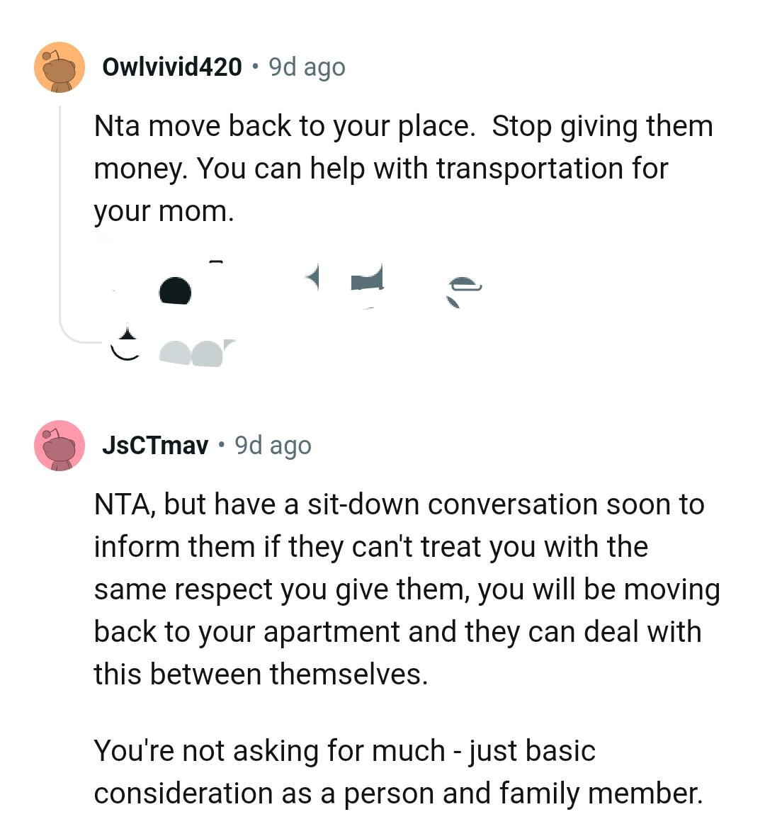 The OP can help with the transportation