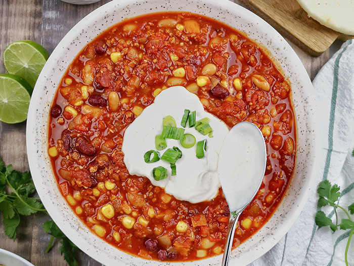 27. Vegetarian chili