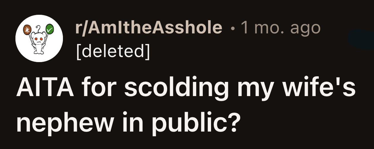 Their third and last day was when things came to a head. It began when his nephew tried to convince OP's son to stay in the car instead of helping the others pack and clean the rental. Even OP's wife couldn't sway him as he sulked using his iPad.