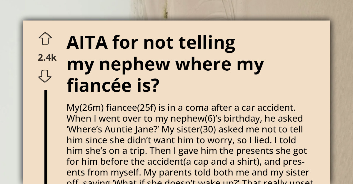 Man Lies To His Nephew About Fiancée In Coma To Protect Him