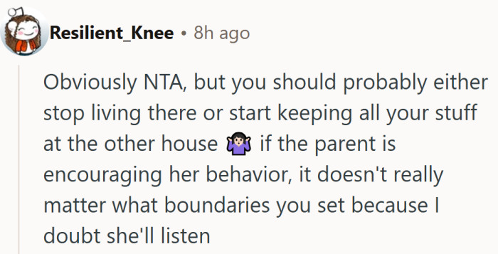 At this point, the only real boundary might be a different zip code.