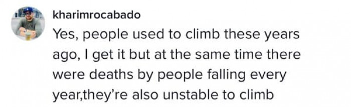 People actually died there...