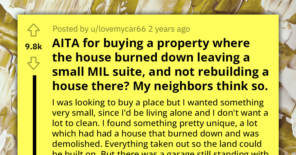 Man Faced With Neighborly Pressure to Develop His Vacant Lot As It Allegedly Lowers Local Property Values