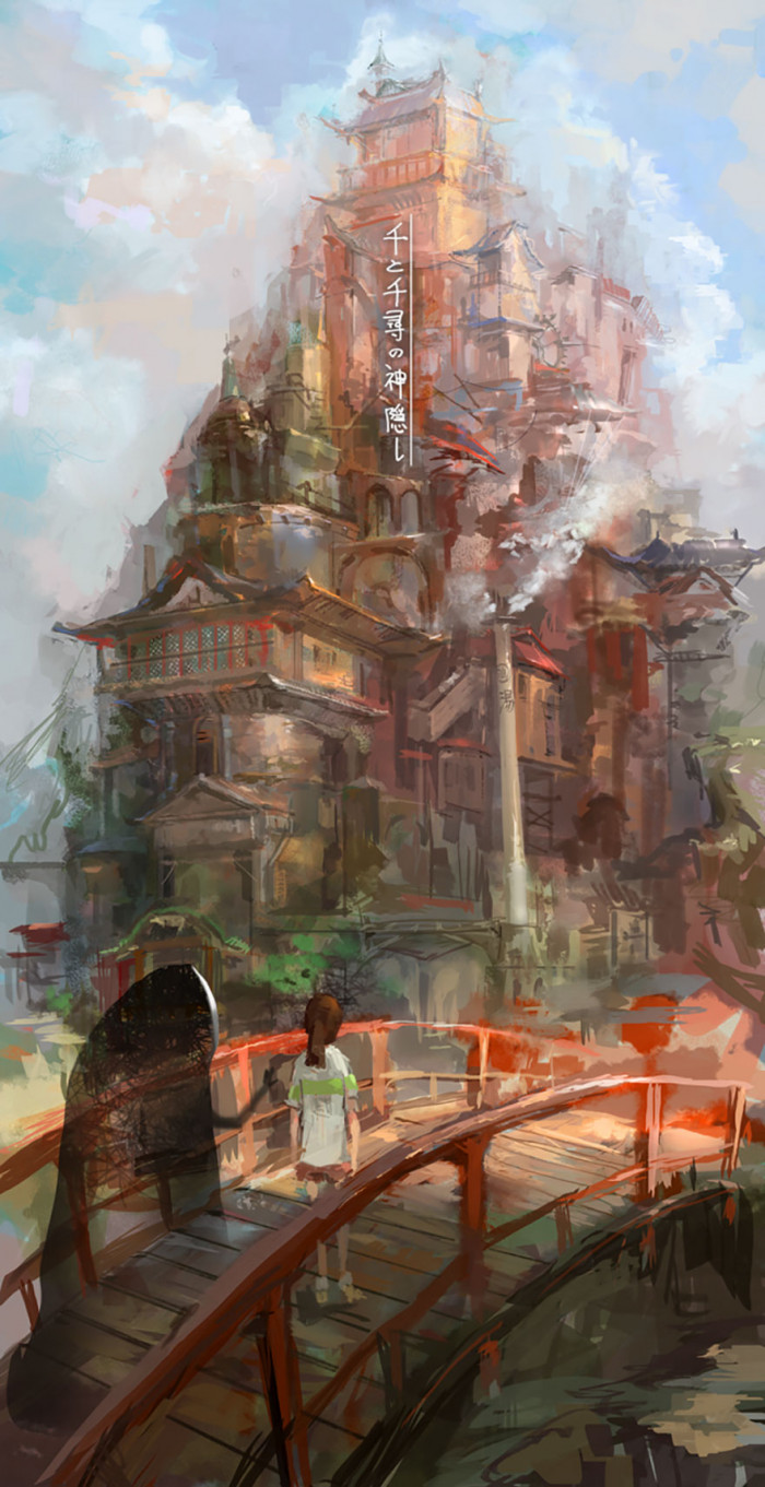 38. Spirited Away Painting
