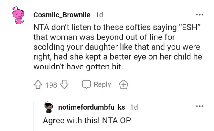 She should have kept a better eye on her daughter