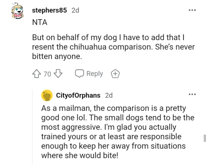 This Redditor considers the comparison to be a very good one
