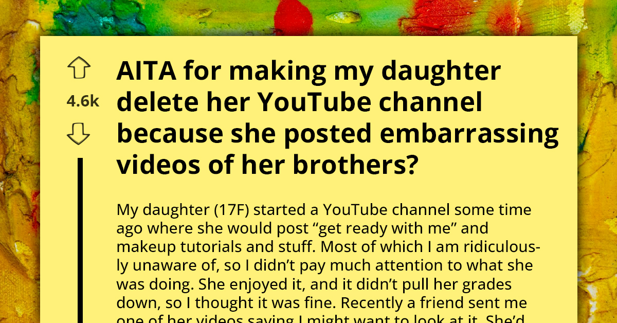 Parent Axes Teen's YouTube Channel For Exploiting Brothers' Mishaps