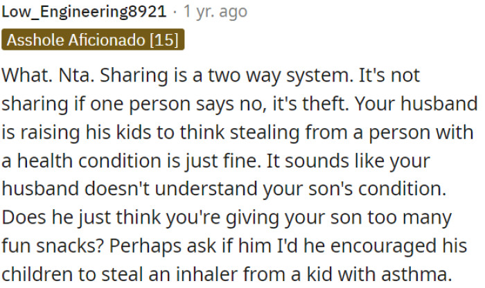 OP's husband is in the wrong here.