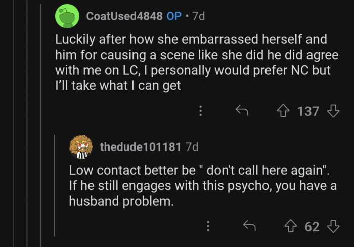 OP is planning to reduce the amount of contact she has with the MIL.