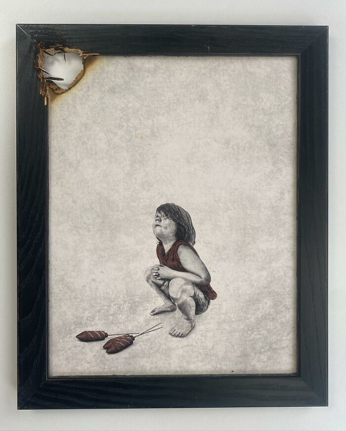 “Drippy” and “Firelight” artworks showing dripping effect, audience response.