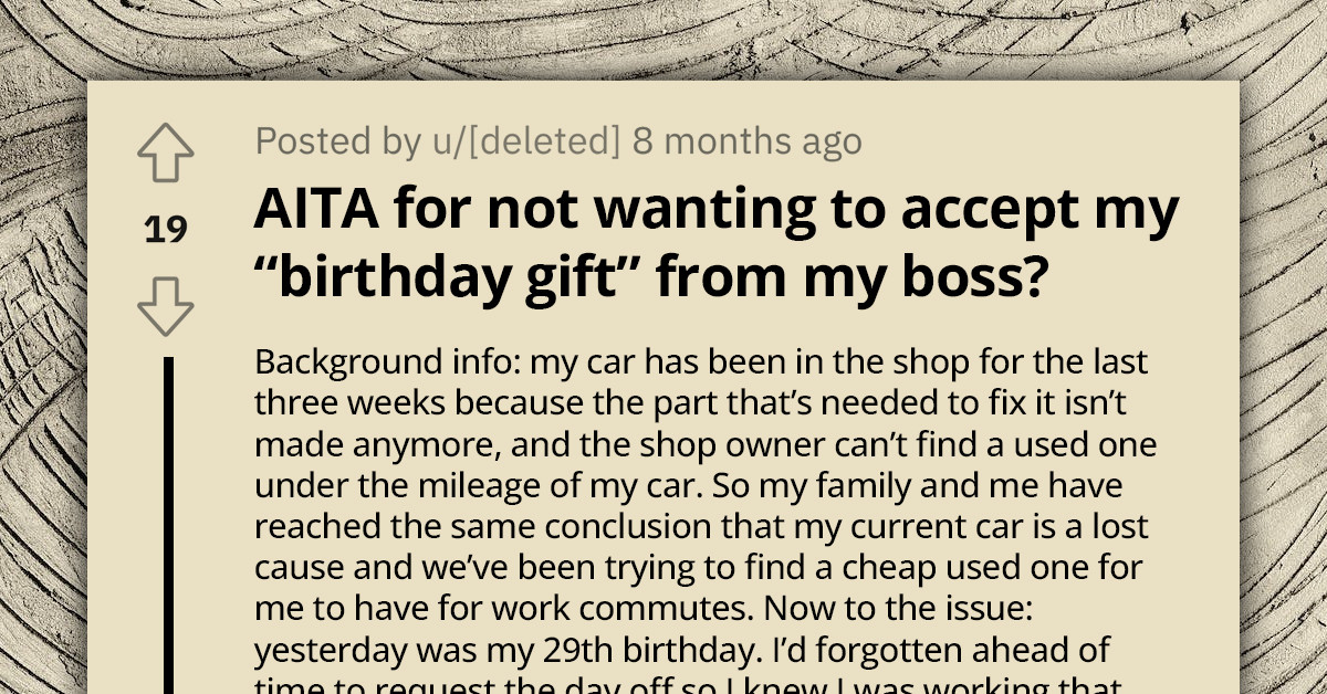 Depressed Man Gets An Early Leave For Refusing To Participate In The Little Birthday Celebration Organized For Him