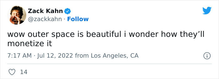 By offering very expensive trips up there to see it in person.