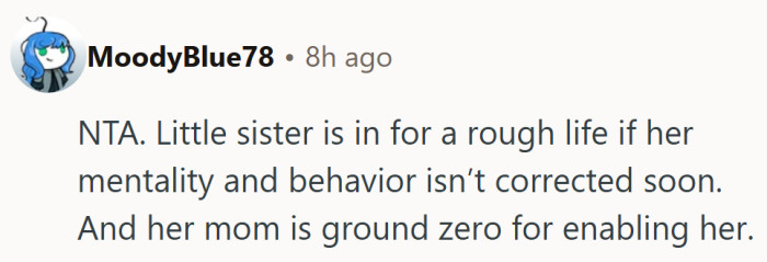 The warning was clear: unchecked behavior now could make life harder later.