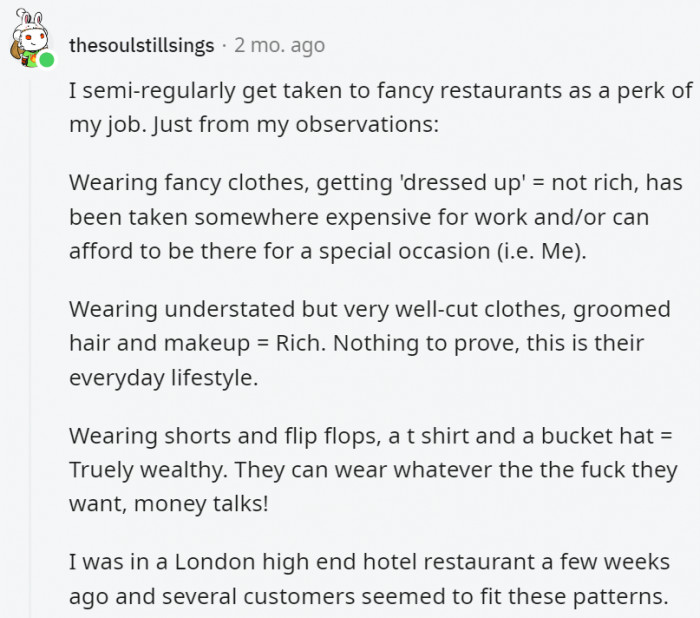 29. They don't need to fit the bill because they know they do