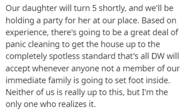 Their Daughter Is Turning 5 Shortly, and They'll Be Hosting a Party for Her at Their House