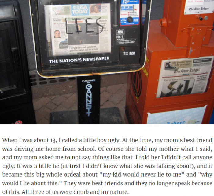 23. All three of us were dumb and immature