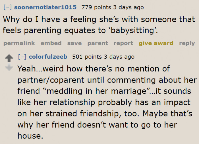 It Seems That This Woman Has a Bigger Problem Than Feeling Ditched by Her Friend.