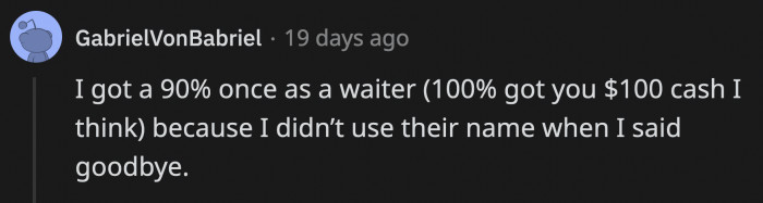 If that makes or breaks your restaurant's reputation, you have more pressing problems to worry about